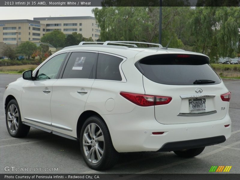 Moonlight White / Wheat 2013 Infiniti JX 35 AWD
