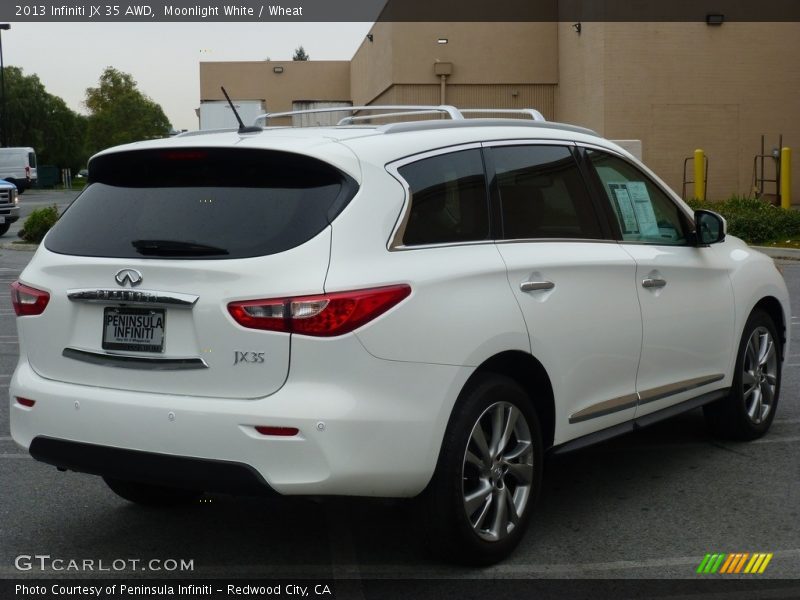 Moonlight White / Wheat 2013 Infiniti JX 35 AWD