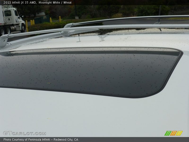 Moonlight White / Wheat 2013 Infiniti JX 35 AWD