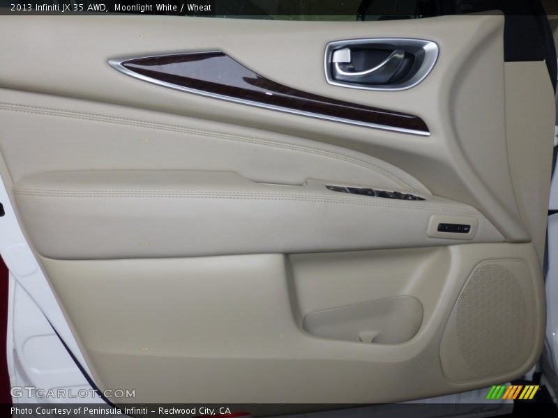 Moonlight White / Wheat 2013 Infiniti JX 35 AWD