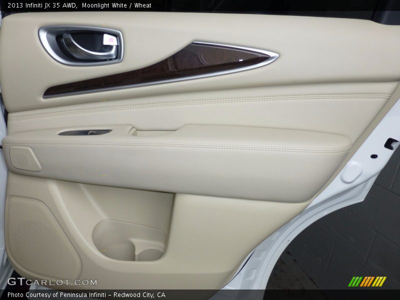 Moonlight White / Wheat 2013 Infiniti JX 35 AWD