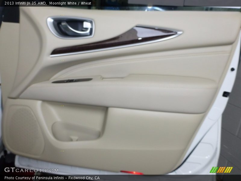 Moonlight White / Wheat 2013 Infiniti JX 35 AWD