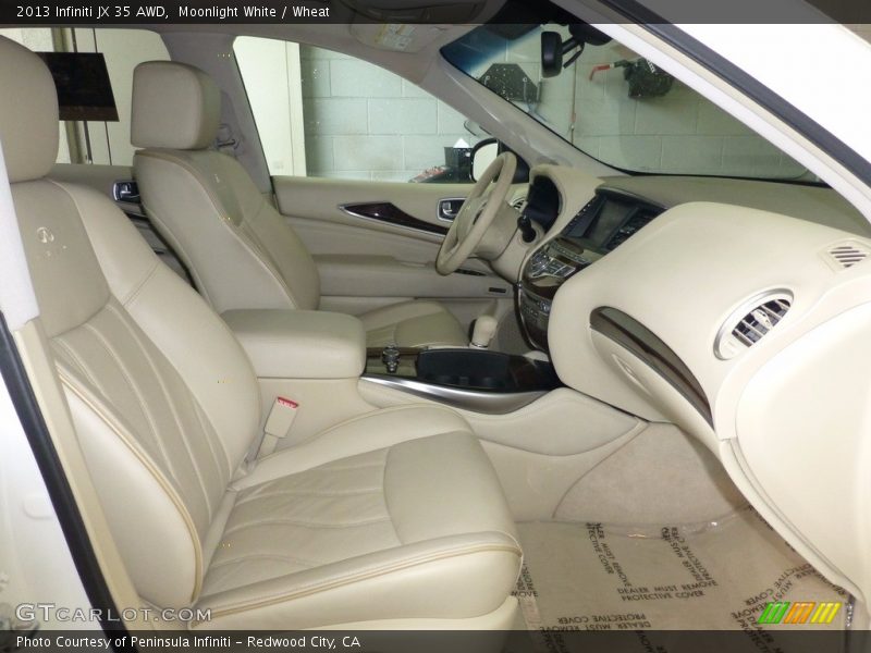Moonlight White / Wheat 2013 Infiniti JX 35 AWD