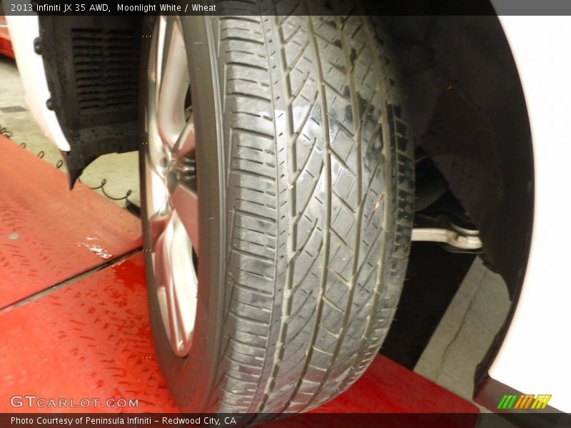 Moonlight White / Wheat 2013 Infiniti JX 35 AWD