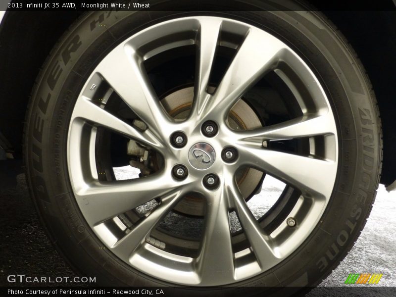 Moonlight White / Wheat 2013 Infiniti JX 35 AWD