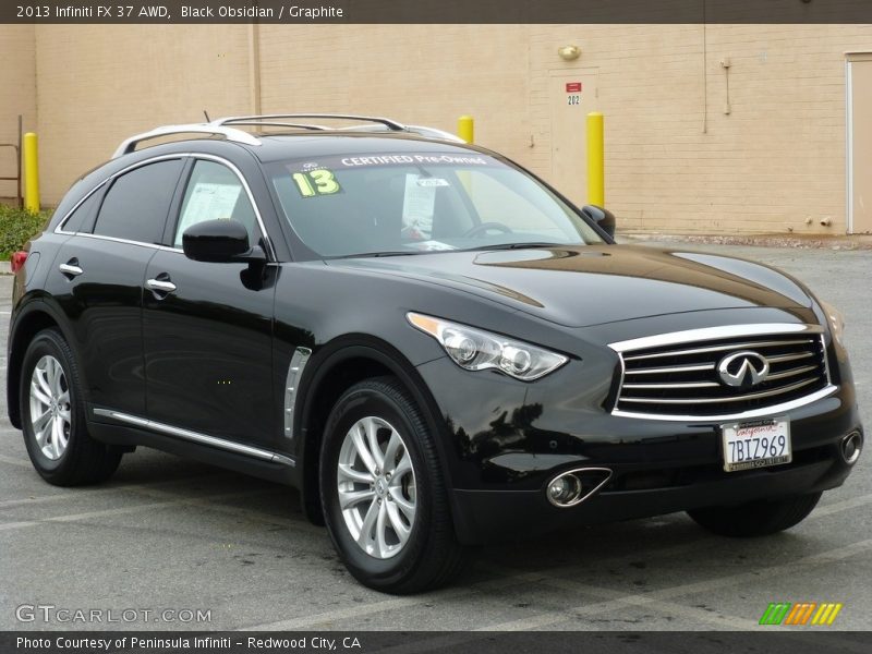 Black Obsidian / Graphite 2013 Infiniti FX 37 AWD