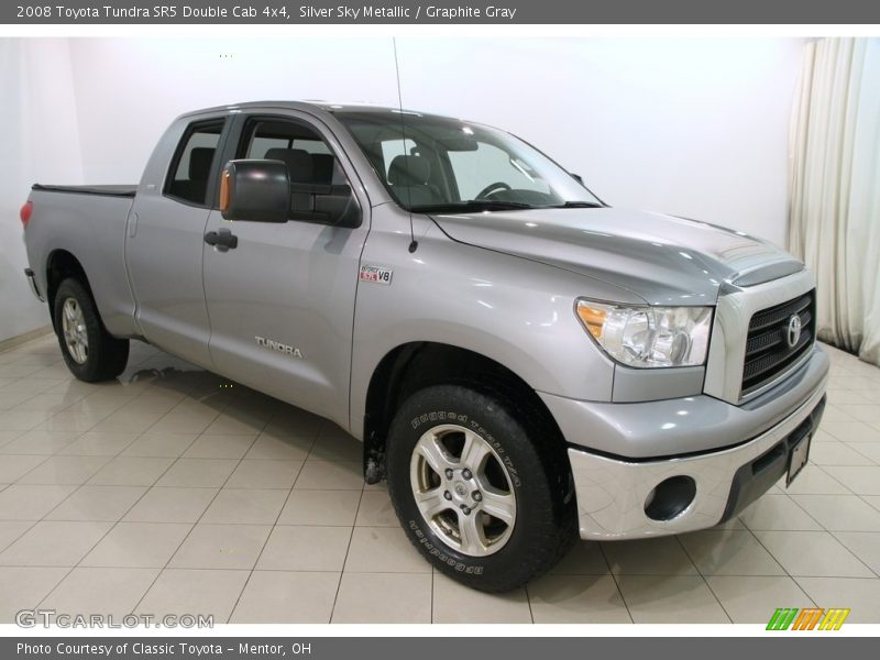 Silver Sky Metallic / Graphite Gray 2008 Toyota Tundra SR5 Double Cab 4x4