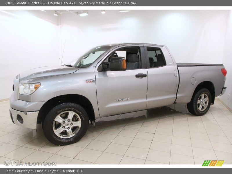 Silver Sky Metallic / Graphite Gray 2008 Toyota Tundra SR5 Double Cab 4x4