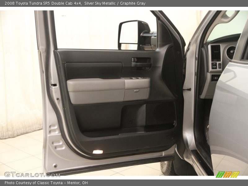Silver Sky Metallic / Graphite Gray 2008 Toyota Tundra SR5 Double Cab 4x4