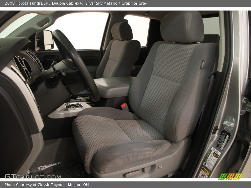 Silver Sky Metallic / Graphite Gray 2008 Toyota Tundra SR5 Double Cab 4x4