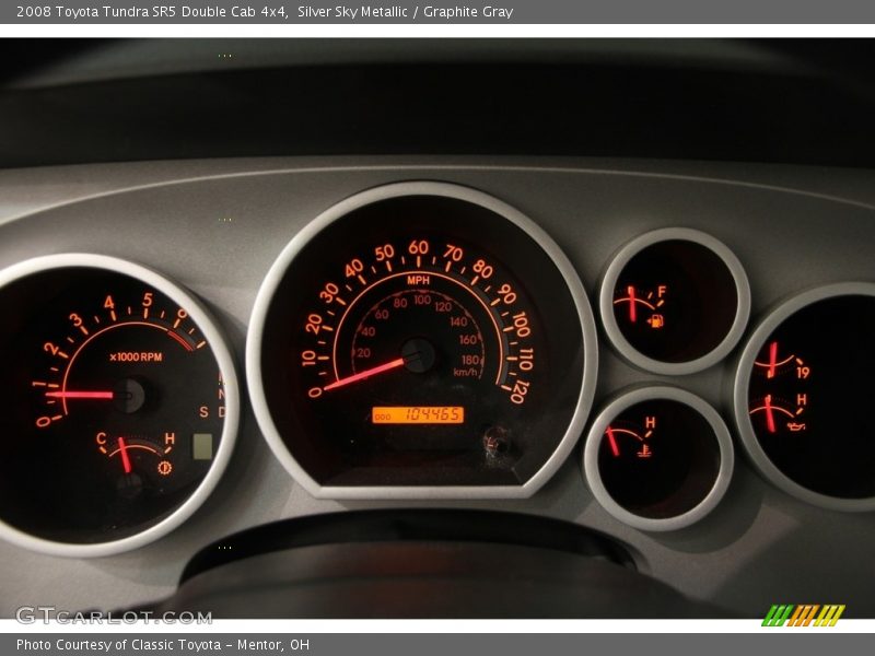 Silver Sky Metallic / Graphite Gray 2008 Toyota Tundra SR5 Double Cab 4x4