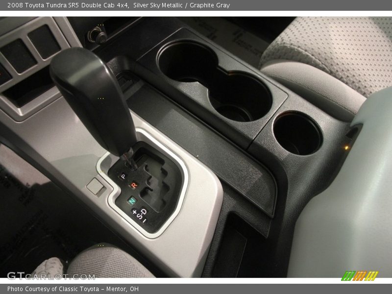 Silver Sky Metallic / Graphite Gray 2008 Toyota Tundra SR5 Double Cab 4x4