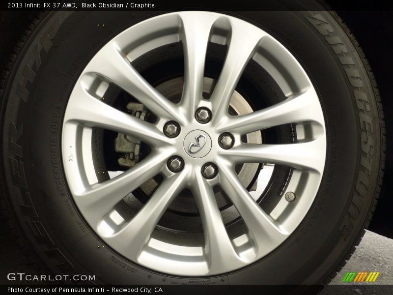 Black Obsidian / Graphite 2013 Infiniti FX 37 AWD