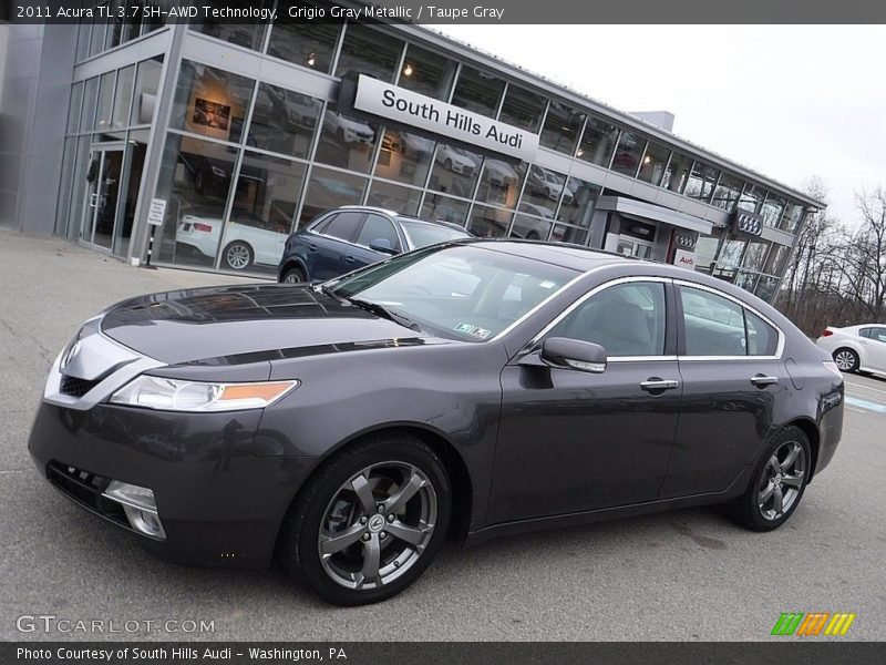 Grigio Gray Metallic / Taupe Gray 2011 Acura TL 3.7 SH-AWD Technology