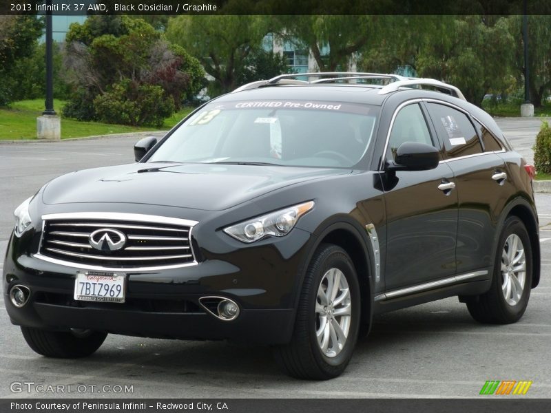 Black Obsidian / Graphite 2013 Infiniti FX 37 AWD