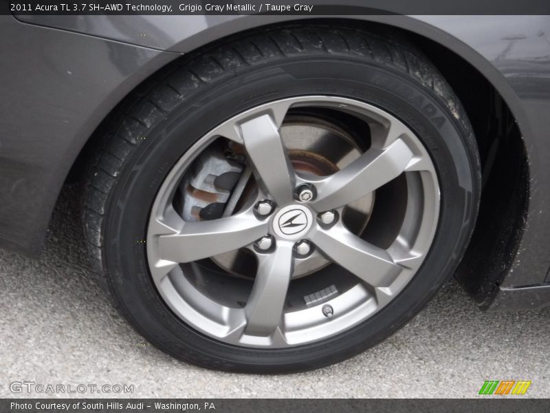 Grigio Gray Metallic / Taupe Gray 2011 Acura TL 3.7 SH-AWD Technology