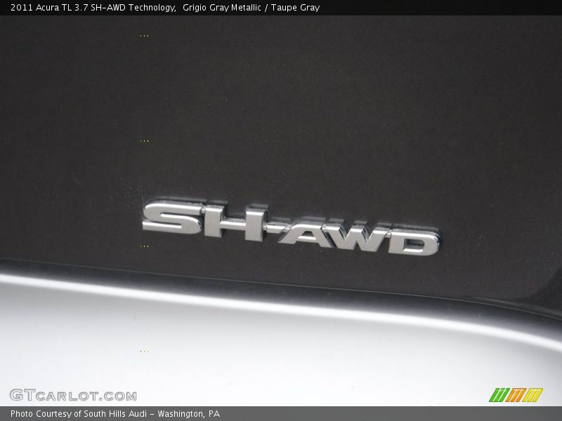 Grigio Gray Metallic / Taupe Gray 2011 Acura TL 3.7 SH-AWD Technology