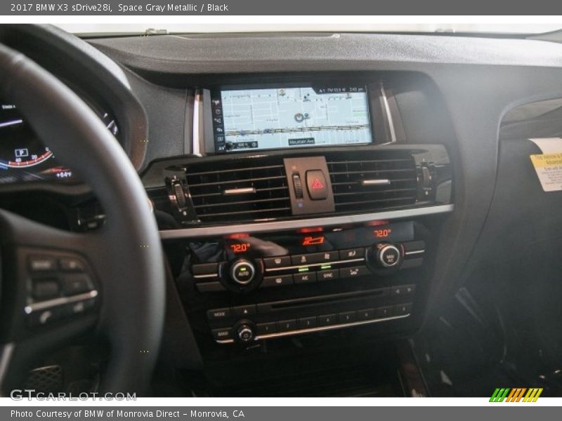 Space Gray Metallic / Black 2017 BMW X3 sDrive28i