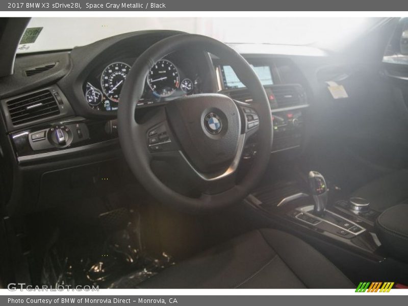 Space Gray Metallic / Black 2017 BMW X3 sDrive28i