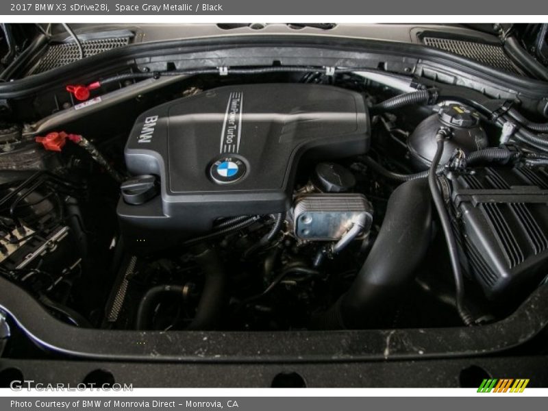 Space Gray Metallic / Black 2017 BMW X3 sDrive28i