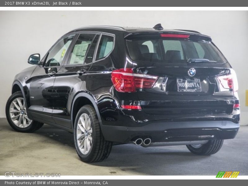 Jet Black / Black 2017 BMW X3 xDrive28i