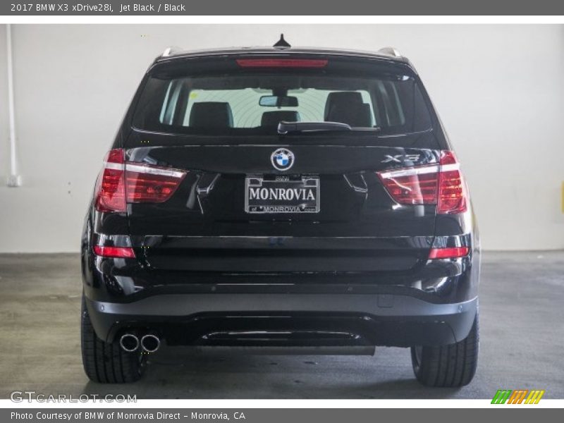Jet Black / Black 2017 BMW X3 xDrive28i
