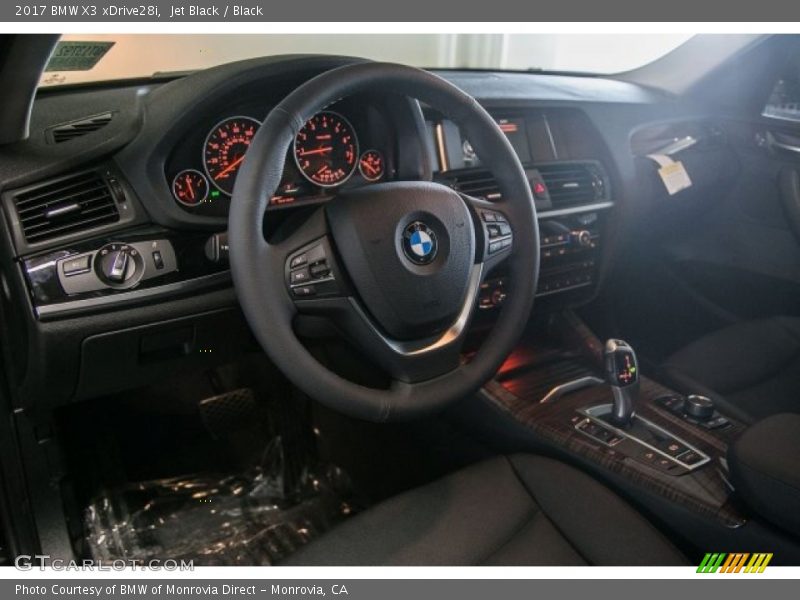 Jet Black / Black 2017 BMW X3 xDrive28i