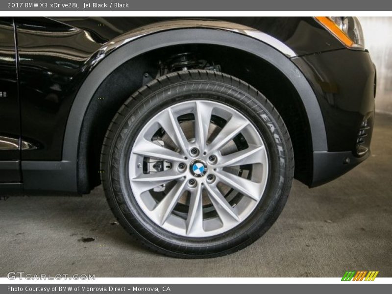 Jet Black / Black 2017 BMW X3 xDrive28i