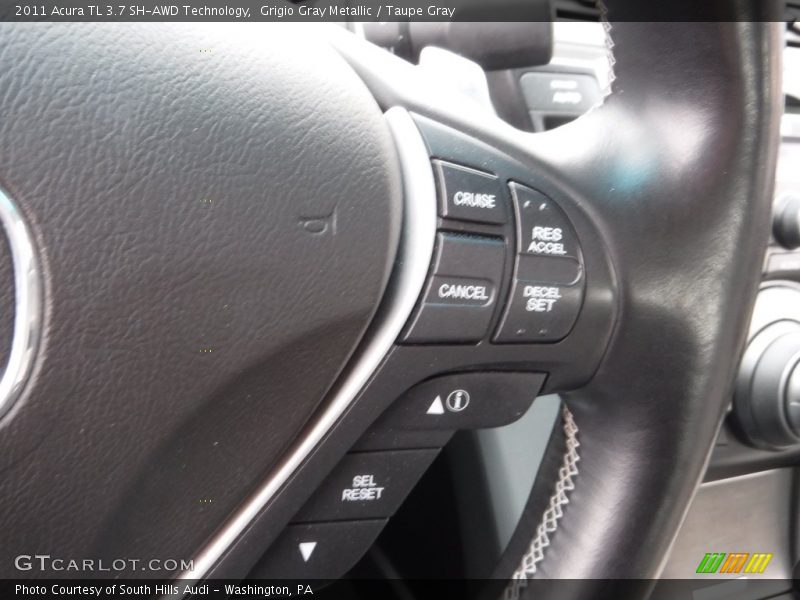 Grigio Gray Metallic / Taupe Gray 2011 Acura TL 3.7 SH-AWD Technology