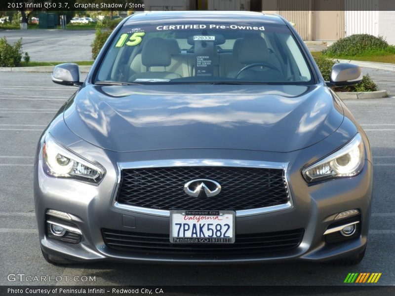 Graphite Shadow / Stone 2015 Infiniti Q50 3.7