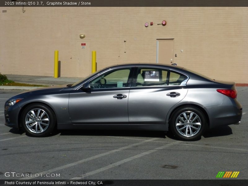 Graphite Shadow / Stone 2015 Infiniti Q50 3.7