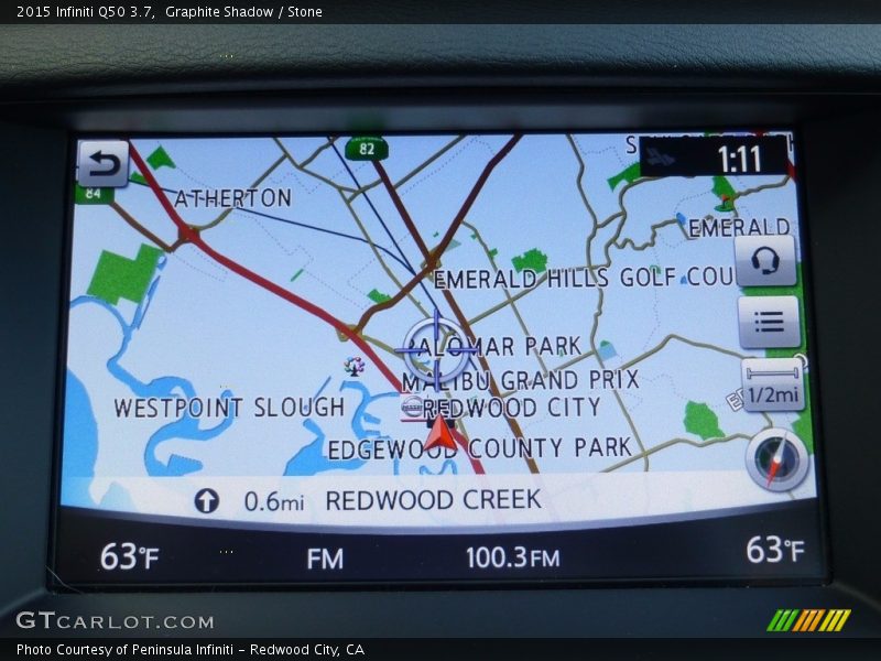 Graphite Shadow / Stone 2015 Infiniti Q50 3.7