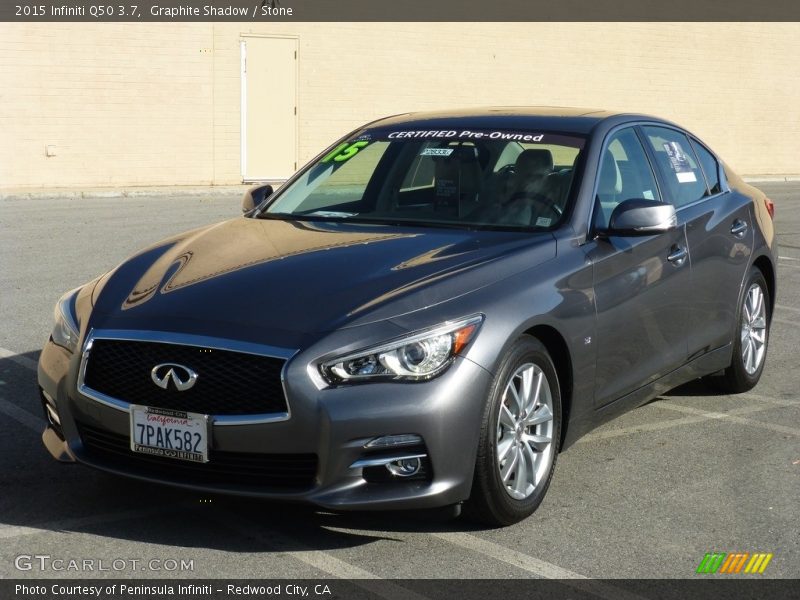 Graphite Shadow / Stone 2015 Infiniti Q50 3.7