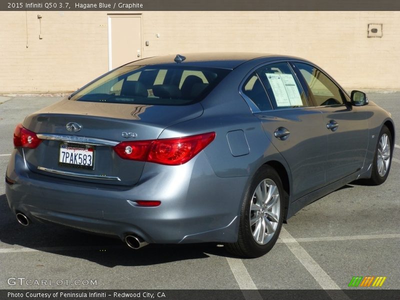 Hagane Blue / Graphite 2015 Infiniti Q50 3.7