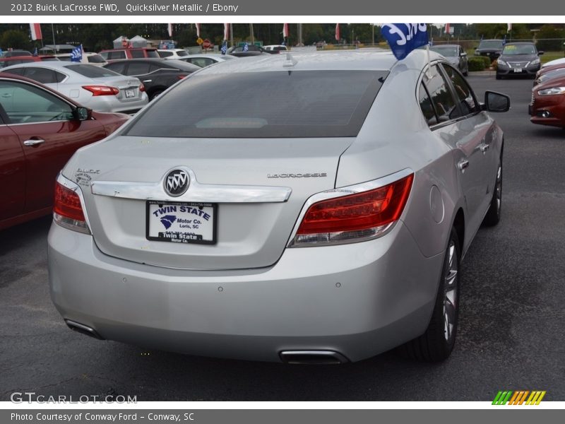 Quicksilver Metallic / Ebony 2012 Buick LaCrosse FWD