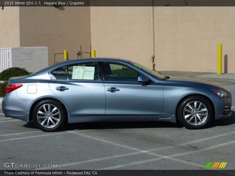 Hagane Blue / Graphite 2015 Infiniti Q50 3.7