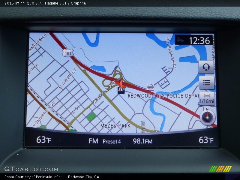 Hagane Blue / Graphite 2015 Infiniti Q50 3.7