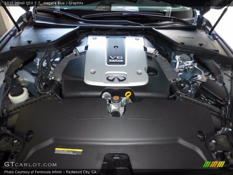 Hagane Blue / Graphite 2015 Infiniti Q50 3.7