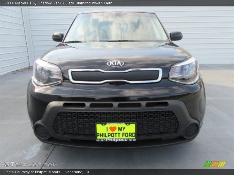Shadow Black / Black Diamond Woven Cloth 2014 Kia Soul 1.6