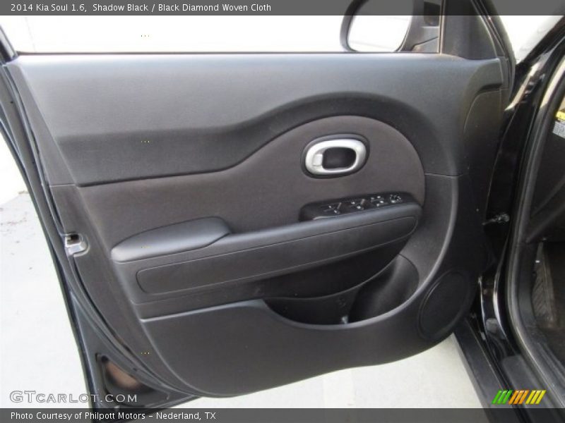 Shadow Black / Black Diamond Woven Cloth 2014 Kia Soul 1.6