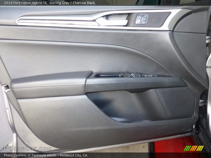 Sterling Gray / Charcoal Black 2014 Ford Fusion Hybrid SE