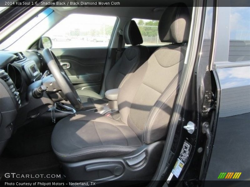 Shadow Black / Black Diamond Woven Cloth 2014 Kia Soul 1.6