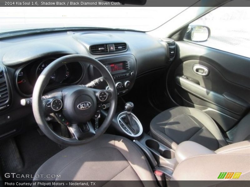 Shadow Black / Black Diamond Woven Cloth 2014 Kia Soul 1.6