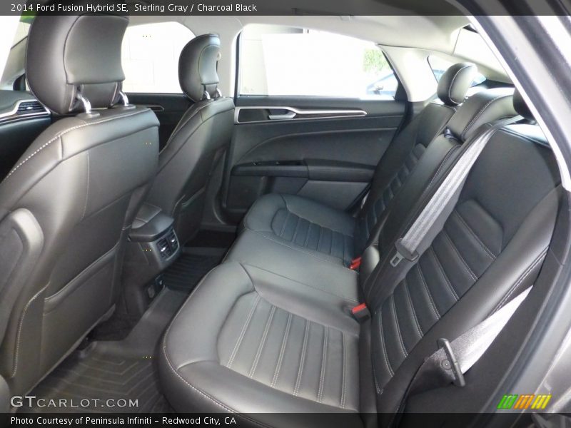 Sterling Gray / Charcoal Black 2014 Ford Fusion Hybrid SE