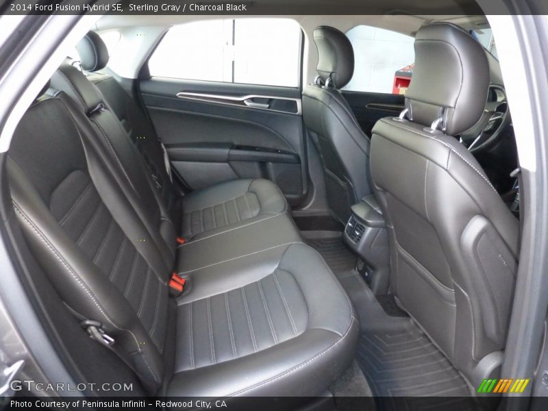Sterling Gray / Charcoal Black 2014 Ford Fusion Hybrid SE
