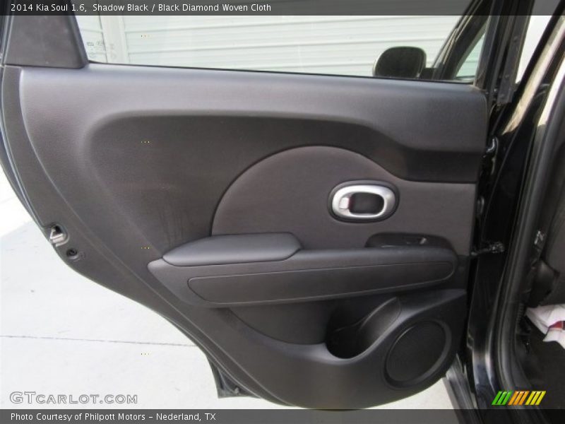 Shadow Black / Black Diamond Woven Cloth 2014 Kia Soul 1.6