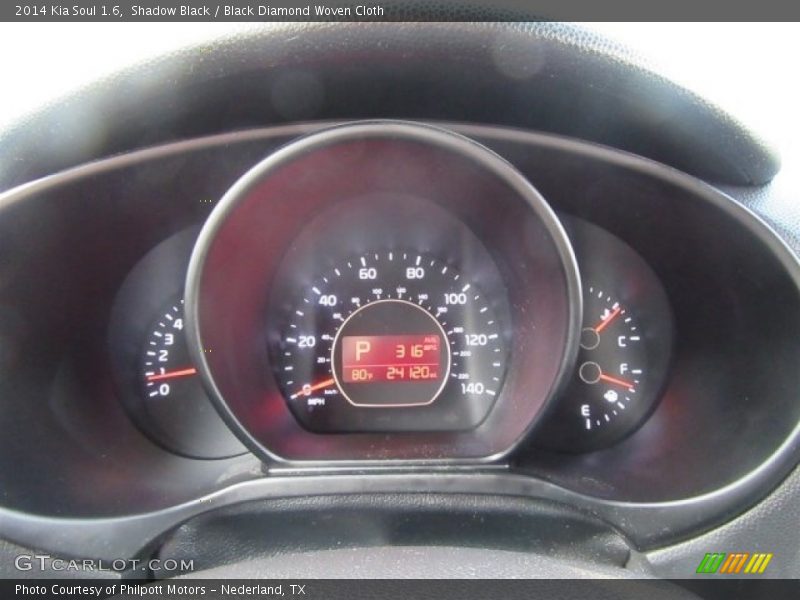 Shadow Black / Black Diamond Woven Cloth 2014 Kia Soul 1.6