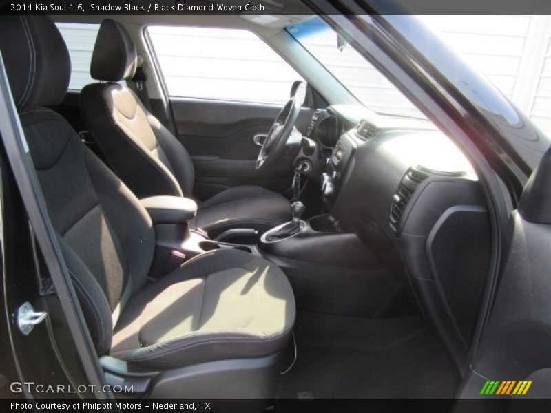 Shadow Black / Black Diamond Woven Cloth 2014 Kia Soul 1.6