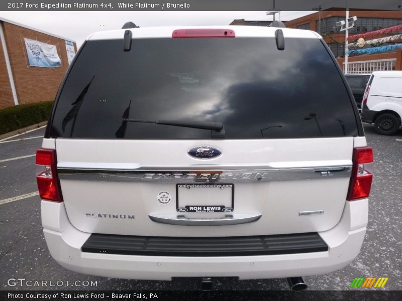 White Platinum / Brunello 2017 Ford Expedition Platinum 4x4