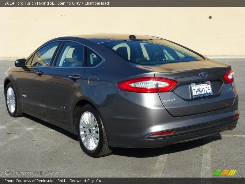 Sterling Gray / Charcoal Black 2014 Ford Fusion Hybrid SE
